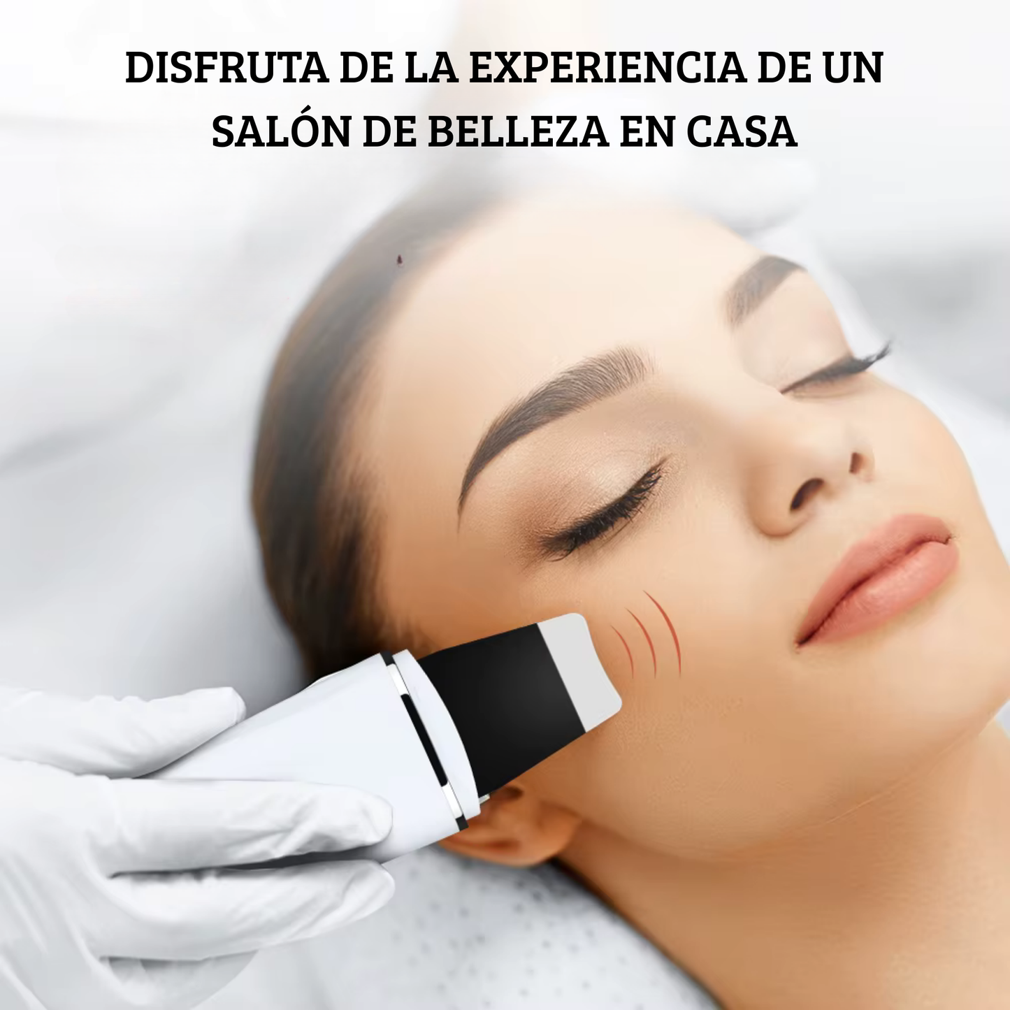 Espátula ultrasónica para piel