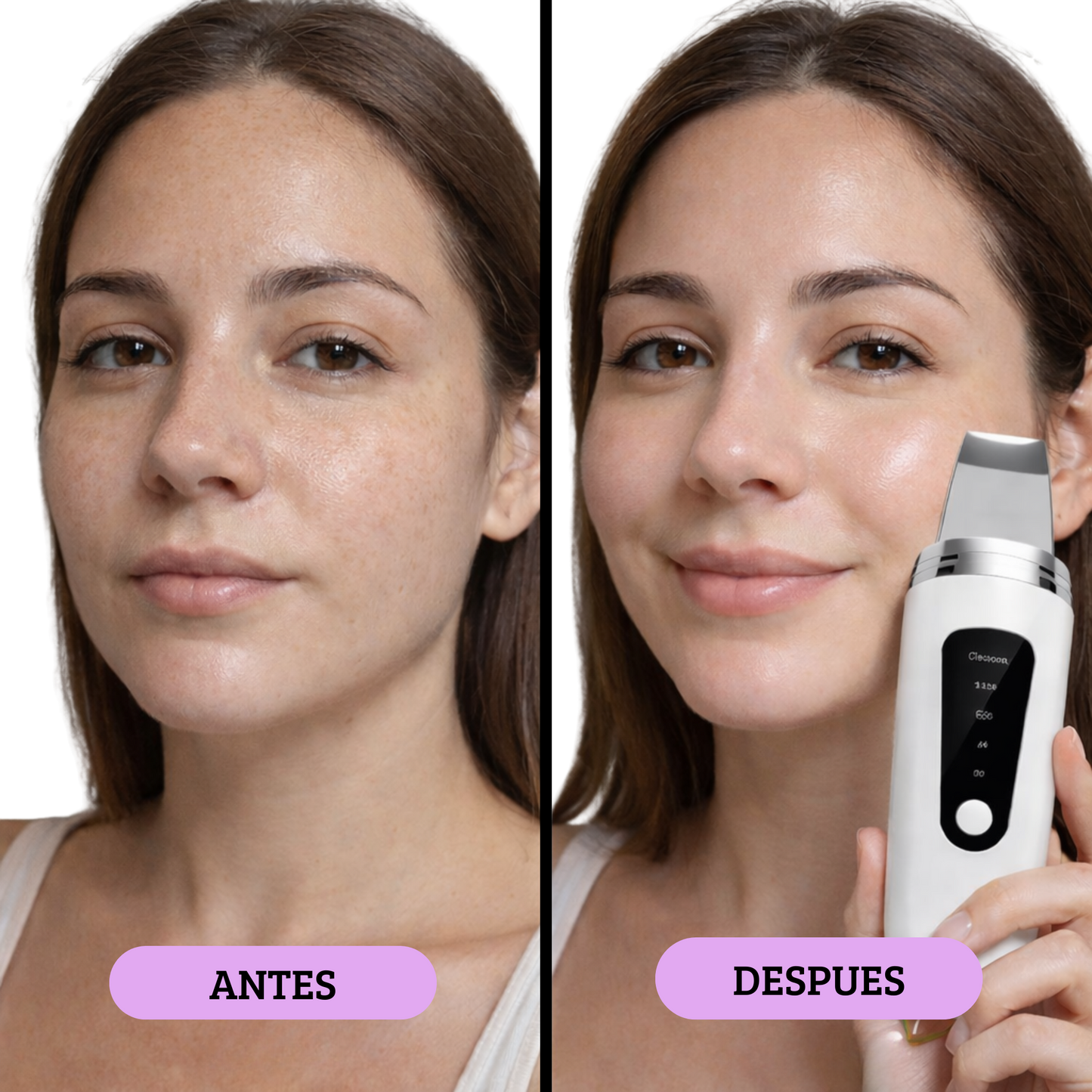 Espátula ultrasónica para piel